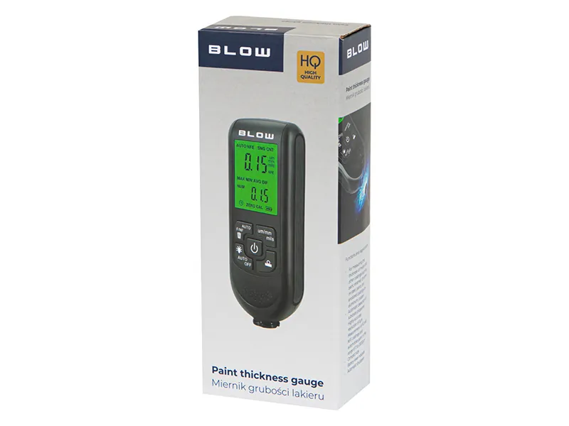 Miernik grubości lakieru z wyświetlaczem LCD BLOW 0 ~ 2000um