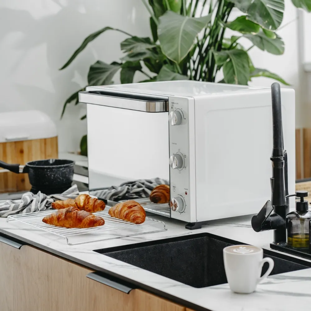 Piekarnik elektryczny 48L Adler AD 6027 + blacha do pieczenia + ruszt z uchwytem + rożen