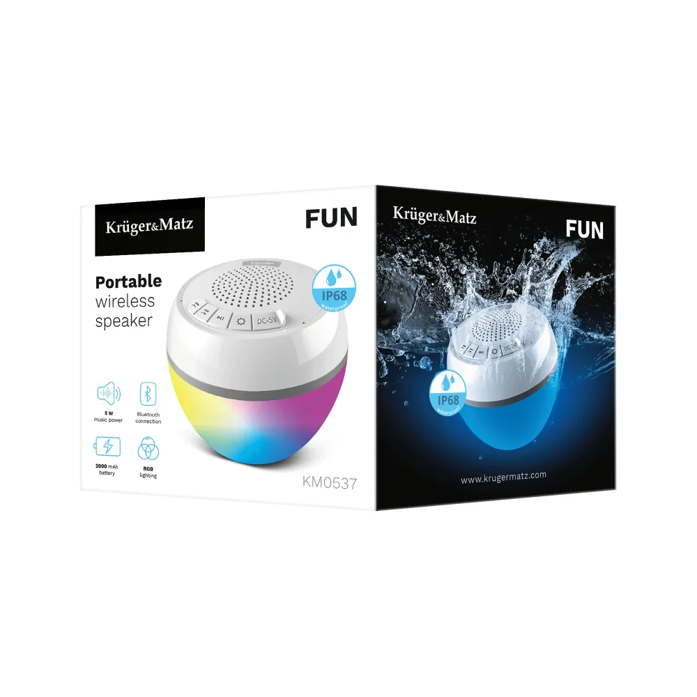 Głośnik przenośny Bluetooth Kruger&Matz FUN