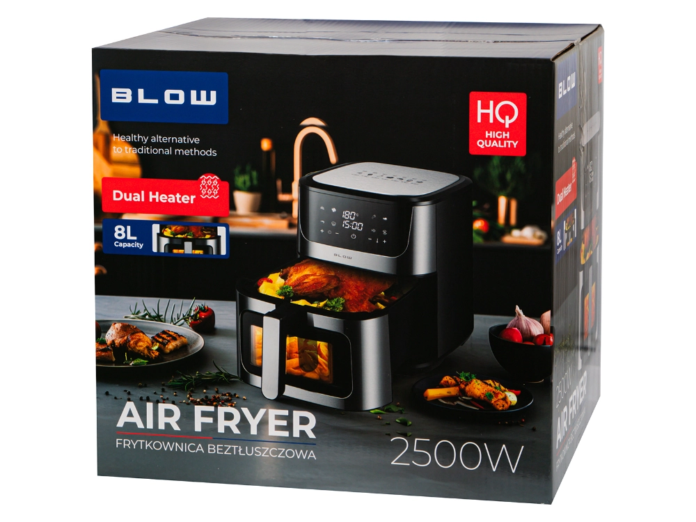 AIR FRYER frytkownica beztłuszczowa BLOW 2500W 8L