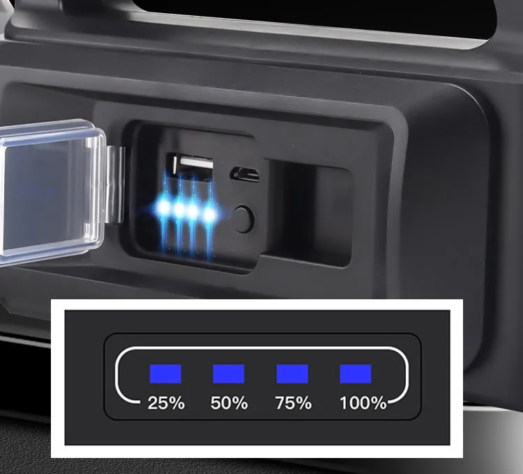 Akumulatorowa latarka ręczna solarna LTC szperacz LED 500lm powerbank