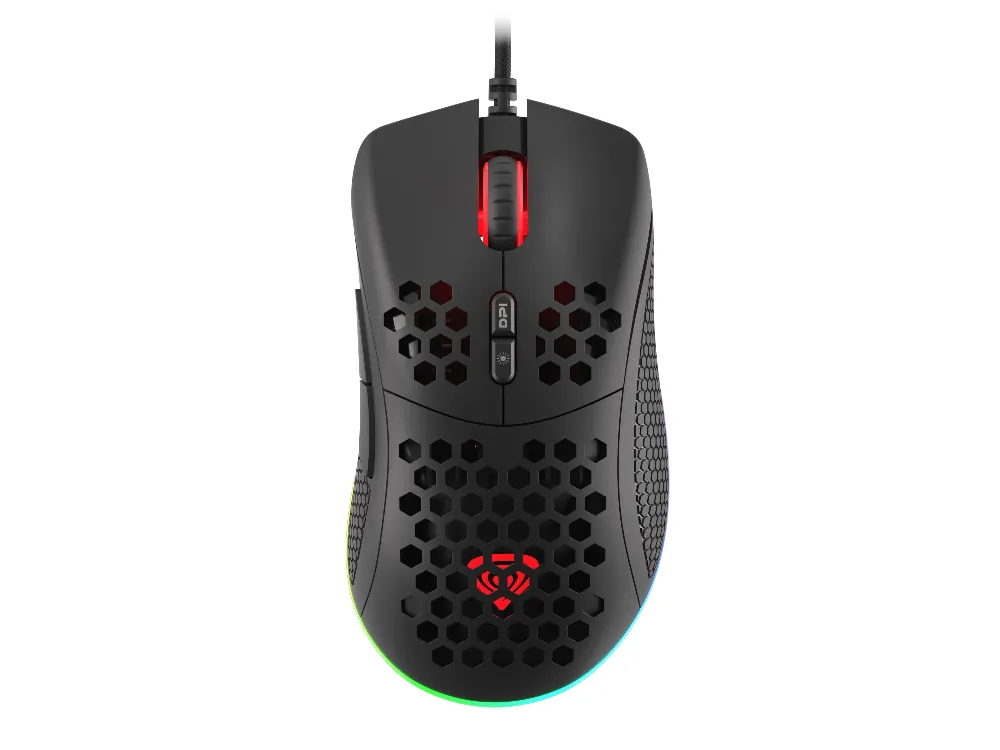 Mysz gamingowa podświetlana GENESIS KRYPTON 555  dla graczy 8000DPI + oprogramowanie