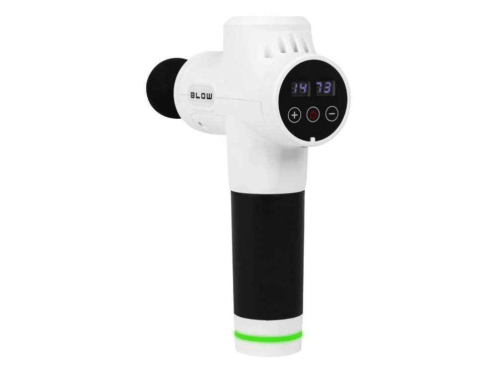 Pistolet do masażu masażer BLOW Wave 4000 BIAŁY + 10 końcówek + walizka