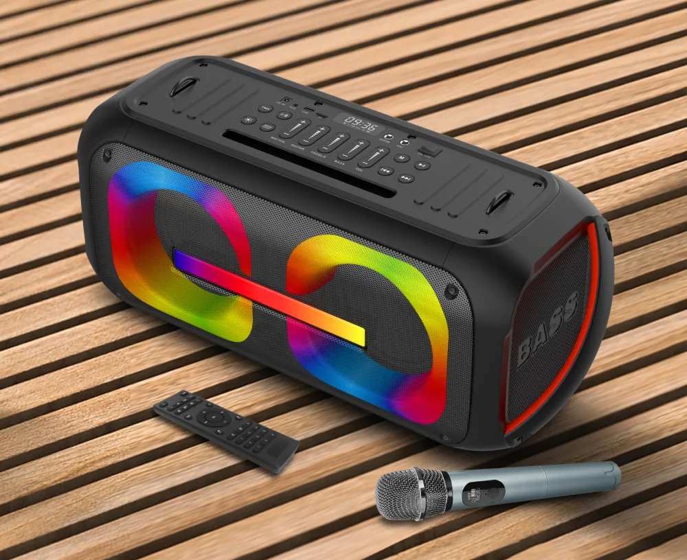 Głośnik przenośny Bluetooth Blow DJBOX + pilot + mikrofon
