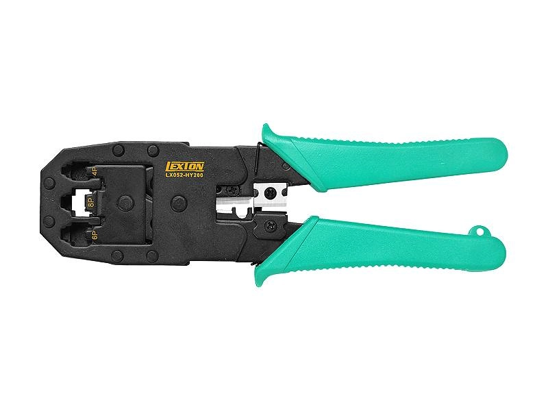 Zaciskarka do kabli przewodów sieciowych LAN ethernet metalowa RJ-45/RJ-12/RJ-11/RJ-9