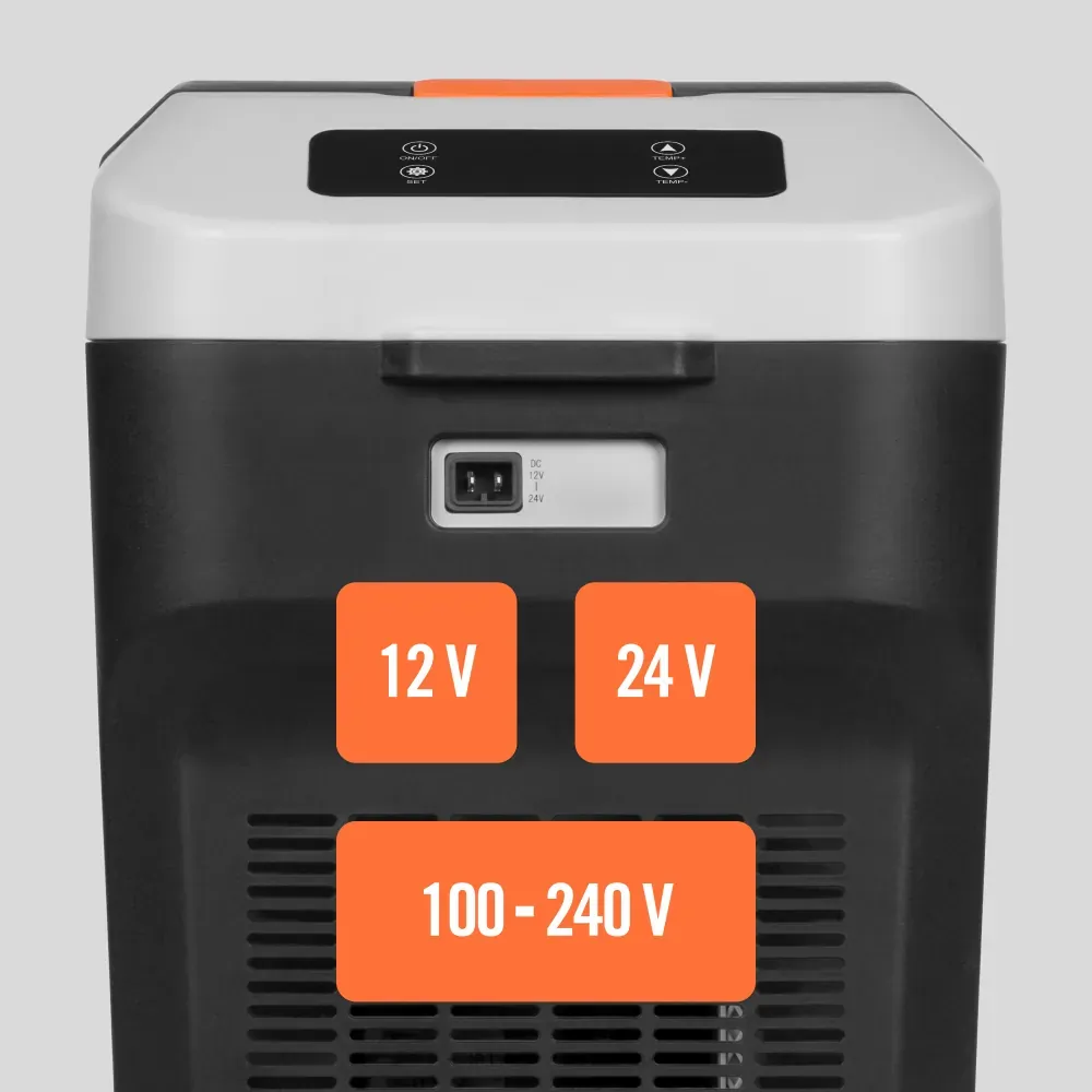 Profesjonalna lodówka turystyczna TEESA z funkcją mrożenia 25L DC12/24V AC 230V