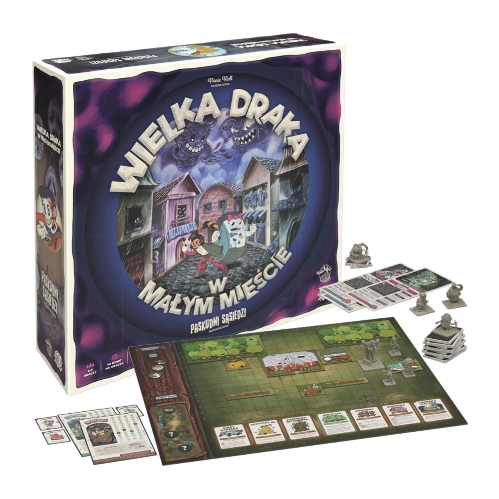 Gra WIELKA DRAKA W MAŁYM MIEŚCIE: PASKUDNI SĄSIEDZI- dodatek - Lucky Duck