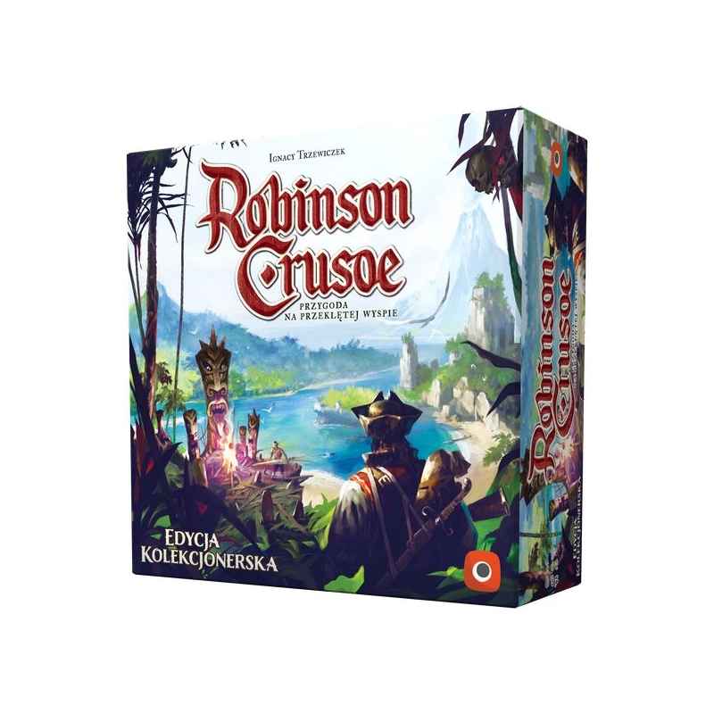 Gra Planszowa ROBINSON CRUSOE- Edycja Kolekcjonerska - podstawa Portal