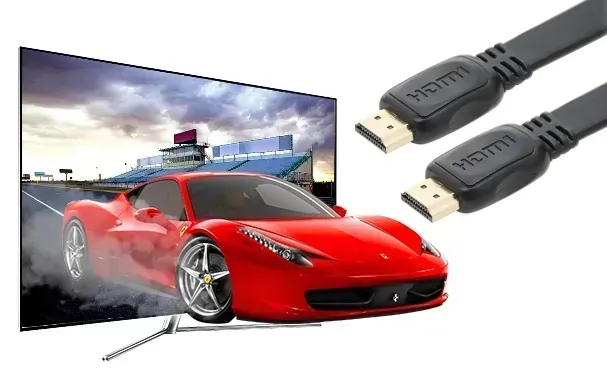 Kabel HDMI męski 4K 3D Blow CLASSIC płaski 5m pozłacany