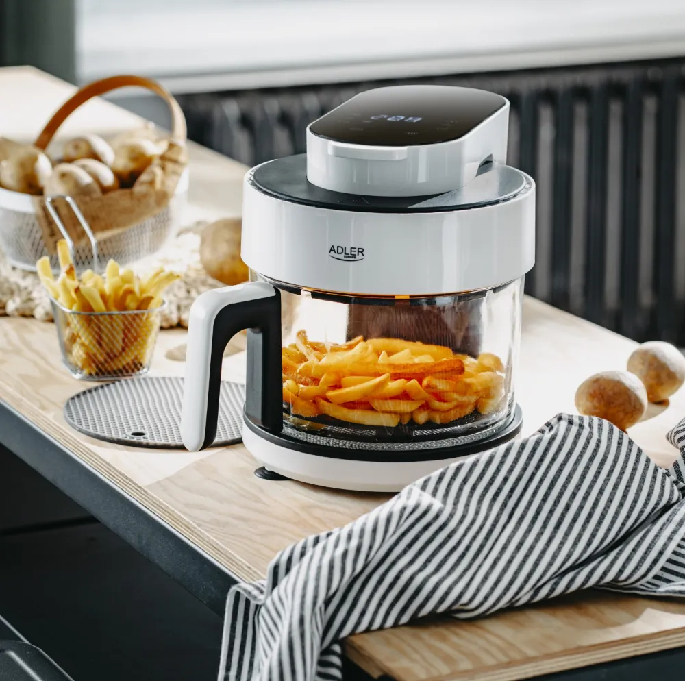 Frytkownica beztłuszczowa Airfryer Adler AD 6316 ze szklaną misą 3L