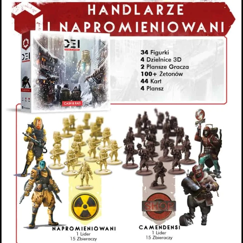 Gra DIVIDE ET IMPERA: CASH AND RAD dodatek - Czacha Games