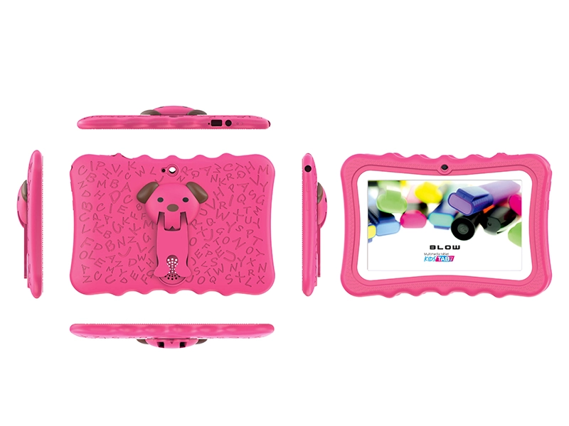 Tablet edukacyjny dla dzieci BLOW KidsTAB7 V2 7 cali 4/32GB 2MP + różowe etui