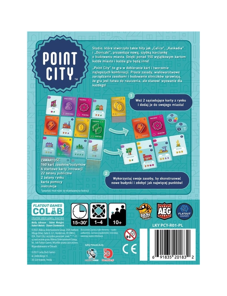 Gra karciana POINT CITY - Lucky Duck Games