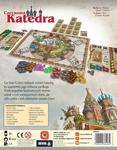 Gra CZERWONA KATEDRA - Portal Games