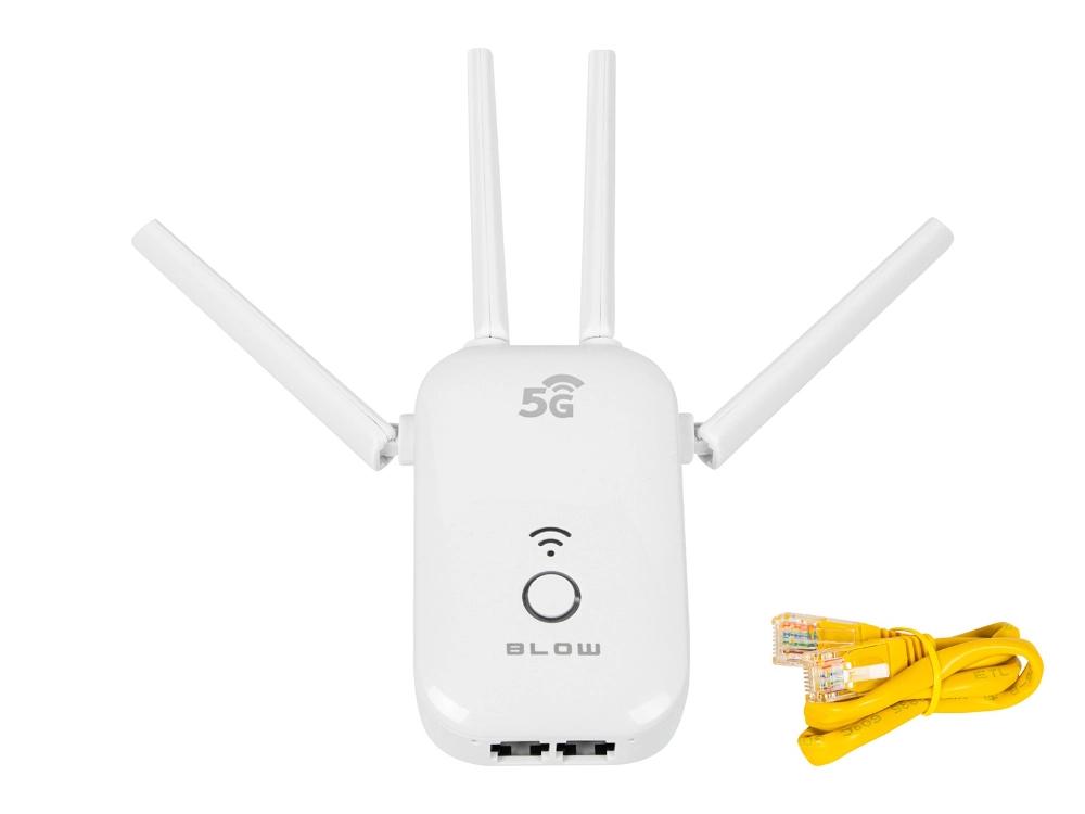 Wzmacniacz sygnału Wi-Fi repeater 2,4GHz/5GHz RP-10 BLOW