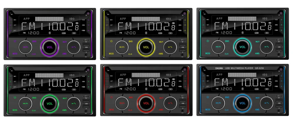 Radio samochodowe BLOW  AVH-9620 2DIN 4,5" Bluetooth FM USB AUX pilot mikrofon
