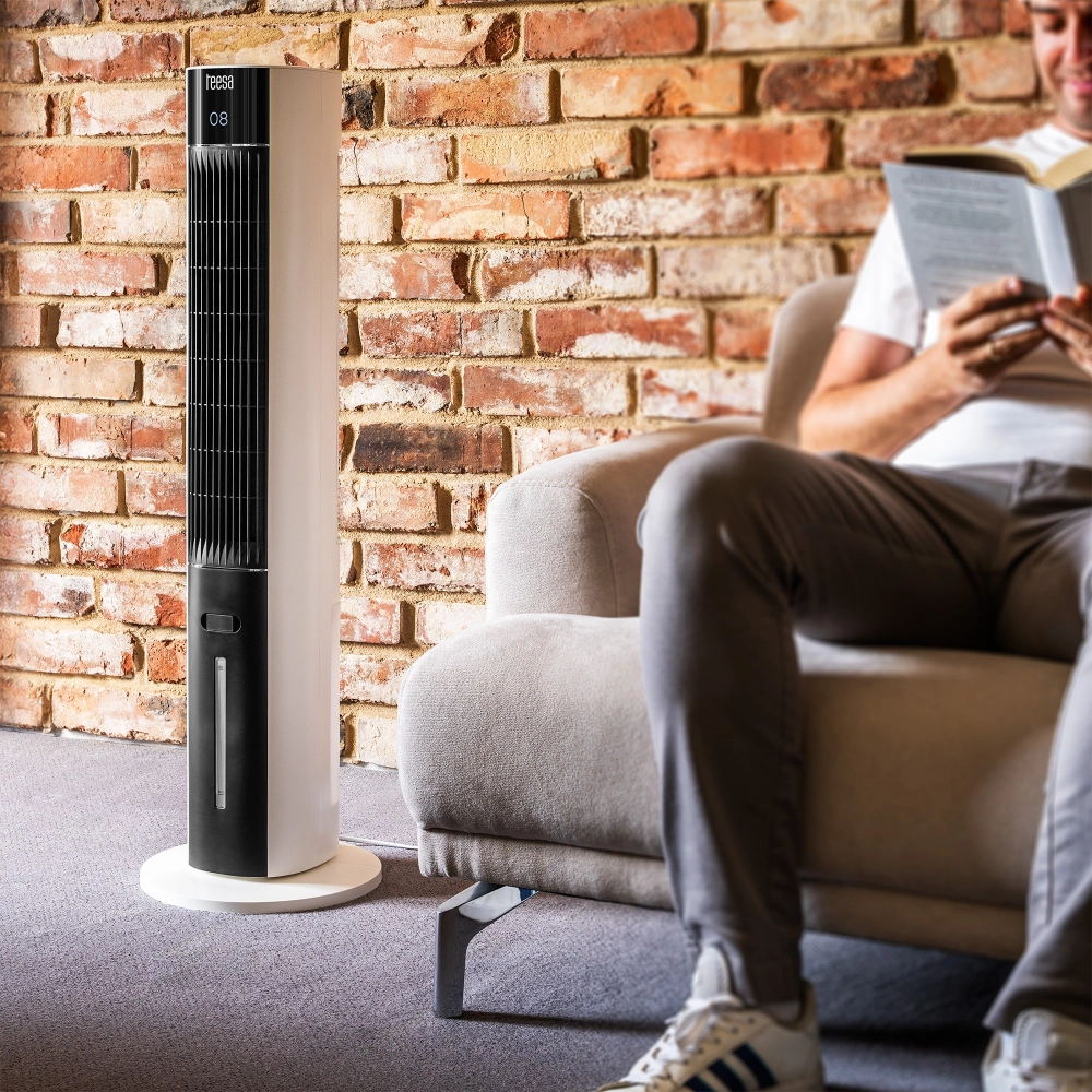 Wentylator kolumnowy wodny Teesa 60W 97,5 cm + pilot