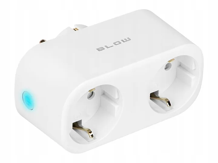 Inteligentne gniazdko podwójne sterowane WiFi programator czasowy
