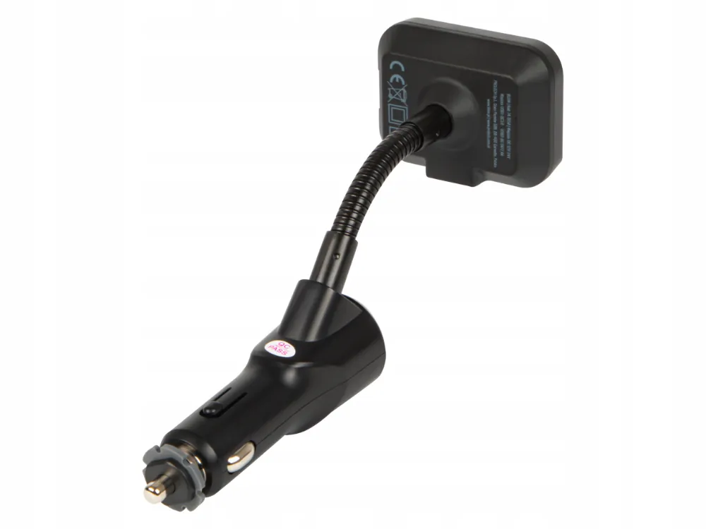 Transmiter FM z zestawem głośnomówiącym BLOW Bluetooth 5.0 + QC3.0 + 2,4A