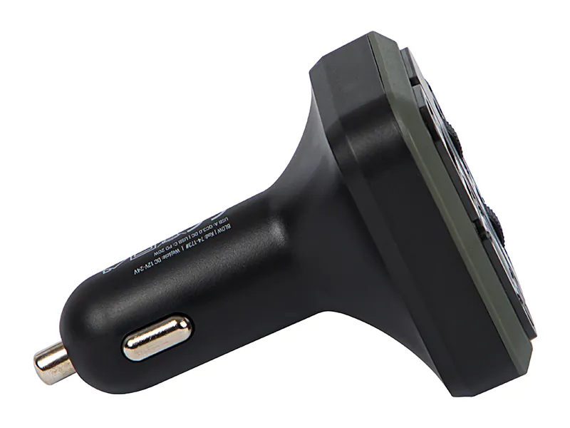 Podświetlany transmiter FM z zestawem głośnomówiącym BLOW Bluetooth 5.3 + QC3.0 + PD 20W