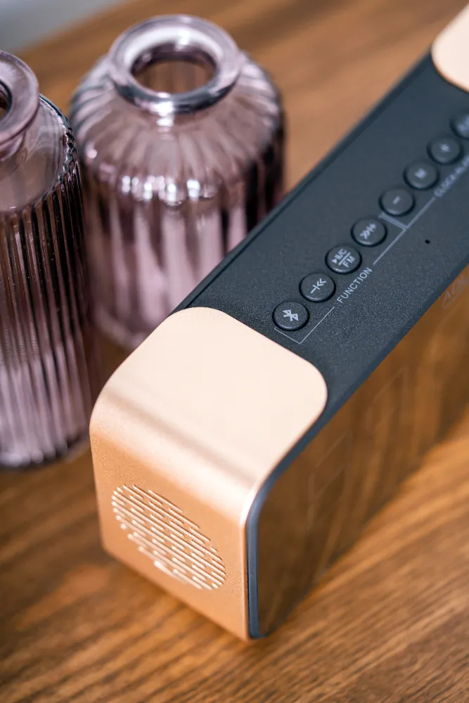 Radiobudzik bezprzewodowy Bluetooth Adler AD 1190 Copper