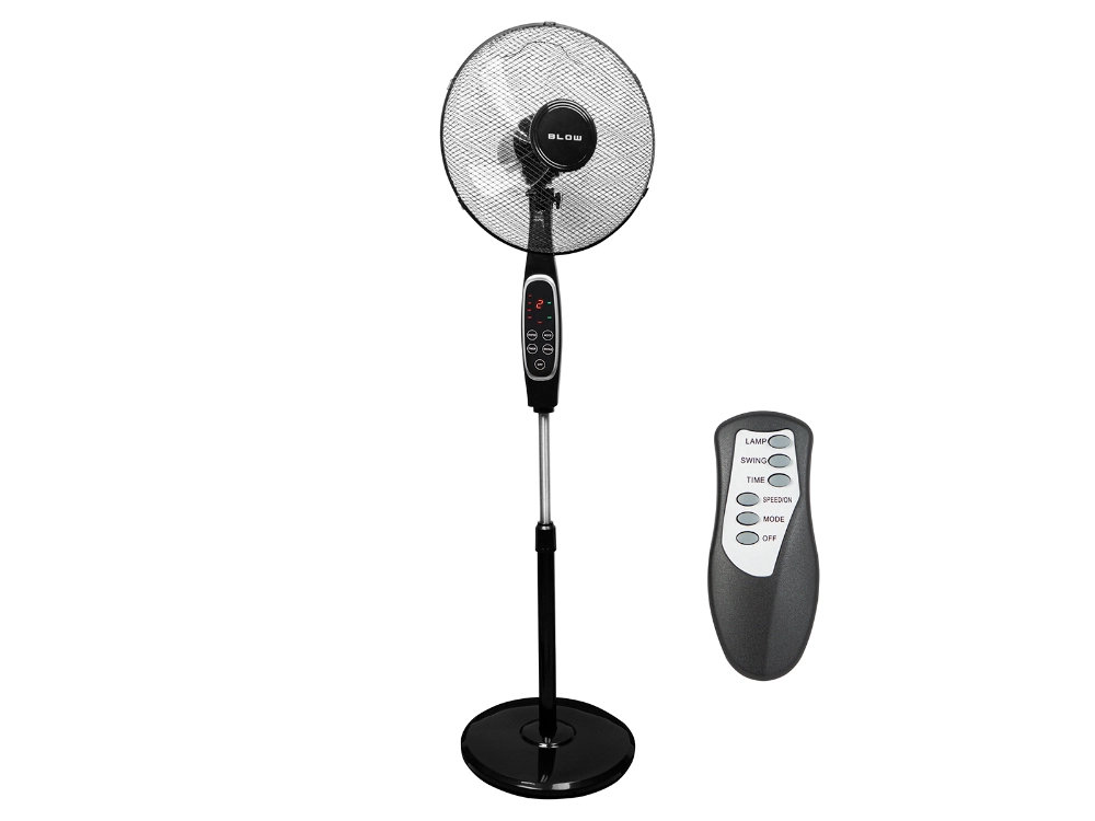 Wentylator stojący BLOW 16 cali 145cm 60W LCD + pilot