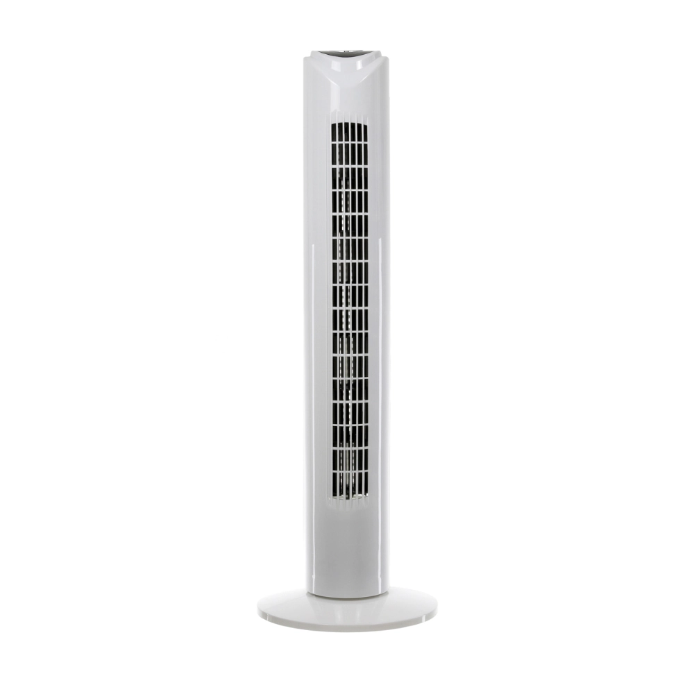 Wentylator kolumnowy 79cm 50W pilot oscylacja timer cichy do biura domu biały