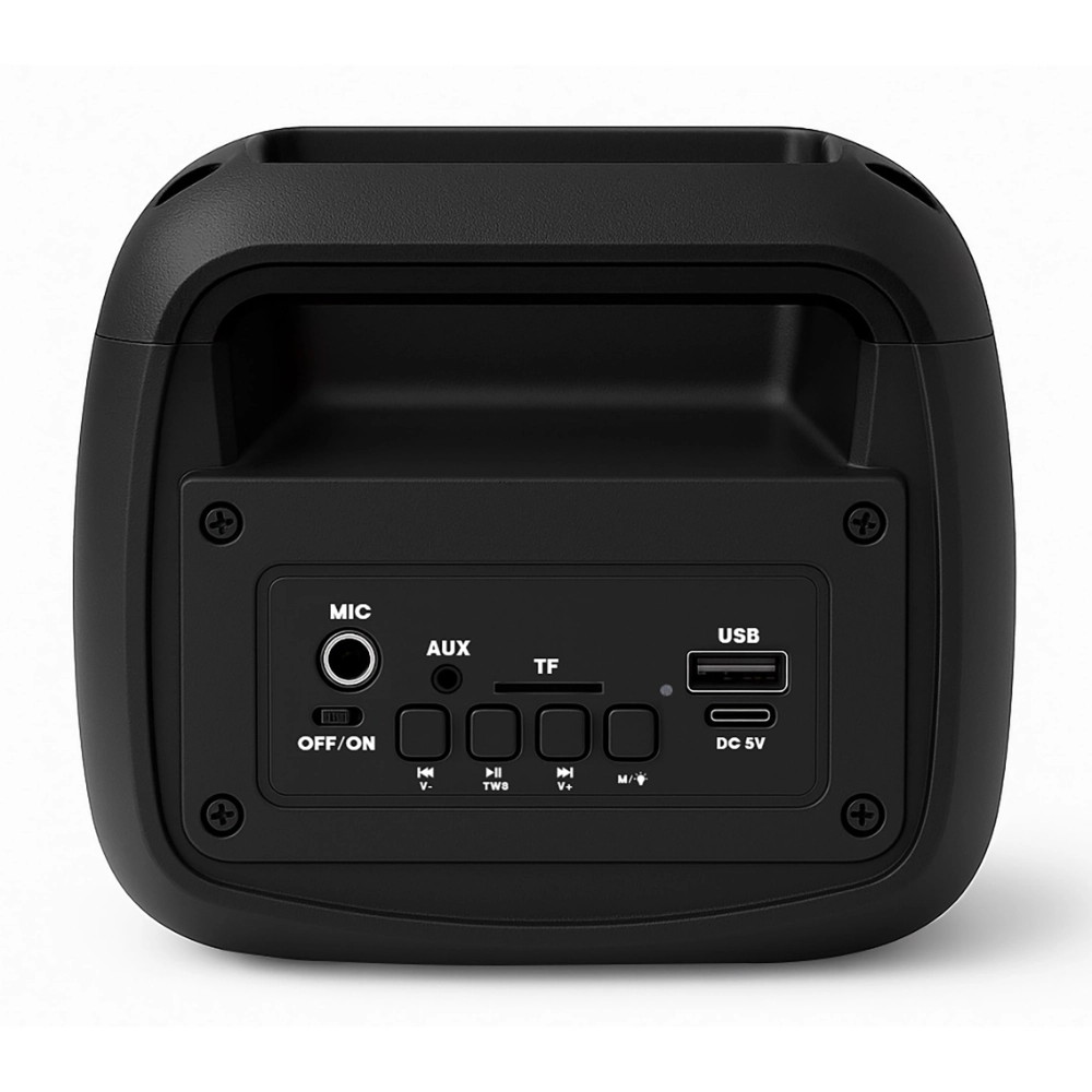 Głośnik bluetooth przenośny Squeak BeatOne karaoke speaker radio FM AUX USB-C 45W