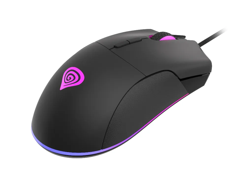 Mysz gamingowa podświetlana GENESIS KRYPTON 290 dla graczy 6400DPI + oprogramowanie
