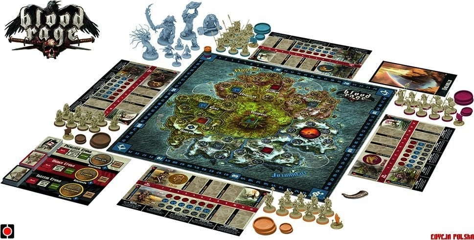 Gra planszowa BLOOD RAGE - podstawa Portal