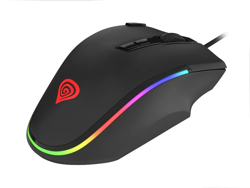 Mysz gamingowa podświetlana GENESIS KRYPTON 700 dla graczy 8000DPI + oprogramowanie