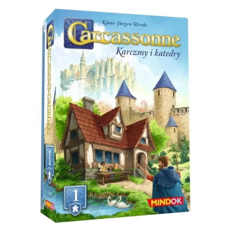 Gra planszowa CARCASSONNE Karczmy i katedry - 1 (trzecia edycja) dodatek pl Bard