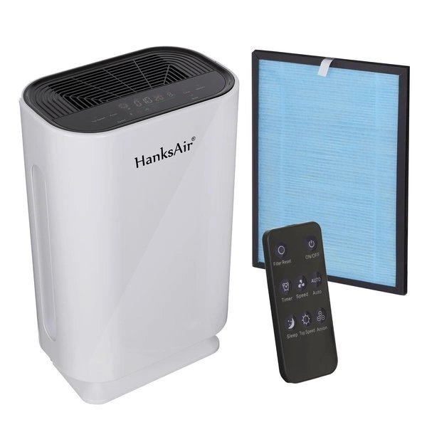 Oczyszczacz powietrza jonizator + czujnik PM2.5 + filtry