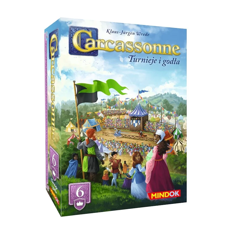 Gra planszowa CARCASSONNE Turnieje i godła - 6 (trzecia edycja) dodatek Bard